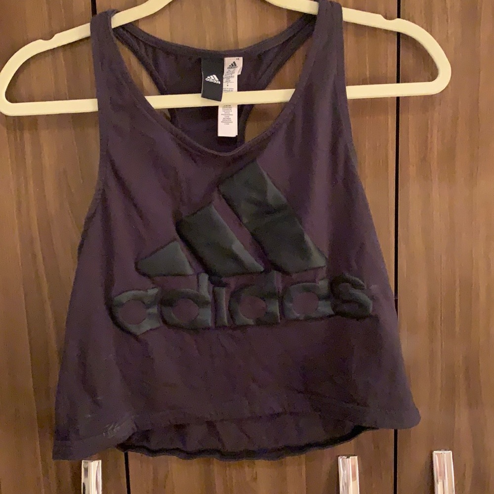 Adidas crop workout tank